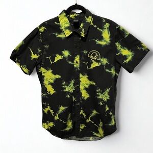 Disney Our Universe Nightmare Before Christmas Oogie Boogie Button Down Shirt L